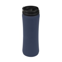Термокружка FLOCK; 450 мл; синий; пластик/металл Термокружка FLOCK; 450 мл; синий; пластик/металл