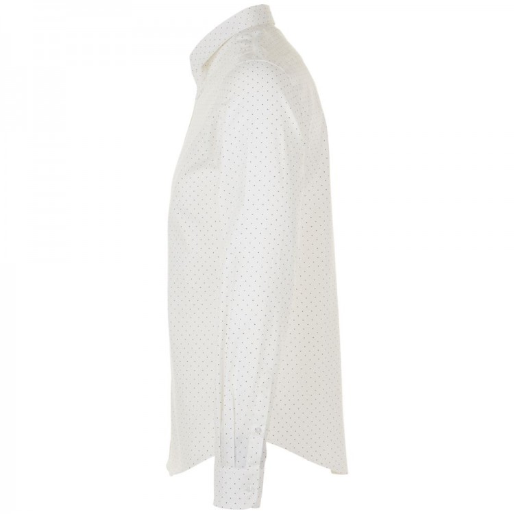 Рубашка мужская Becker Men, белая с темно-синим Рубашка мужская Becker Men, белая с темно-синим