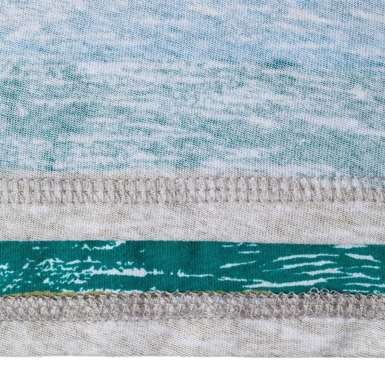 Футболка мужская Rayet двусторонняя, голубая с зеленым Футболка мужская Rayet двусторонняя, голубая с зеленым