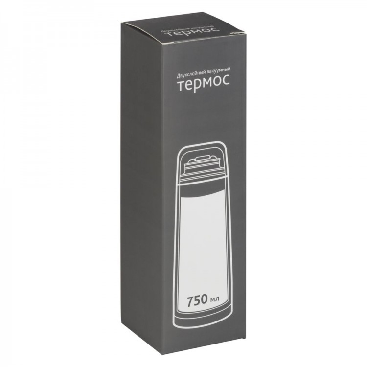 Термос Plain 750, серебристый Термос Plain 750, серебристый