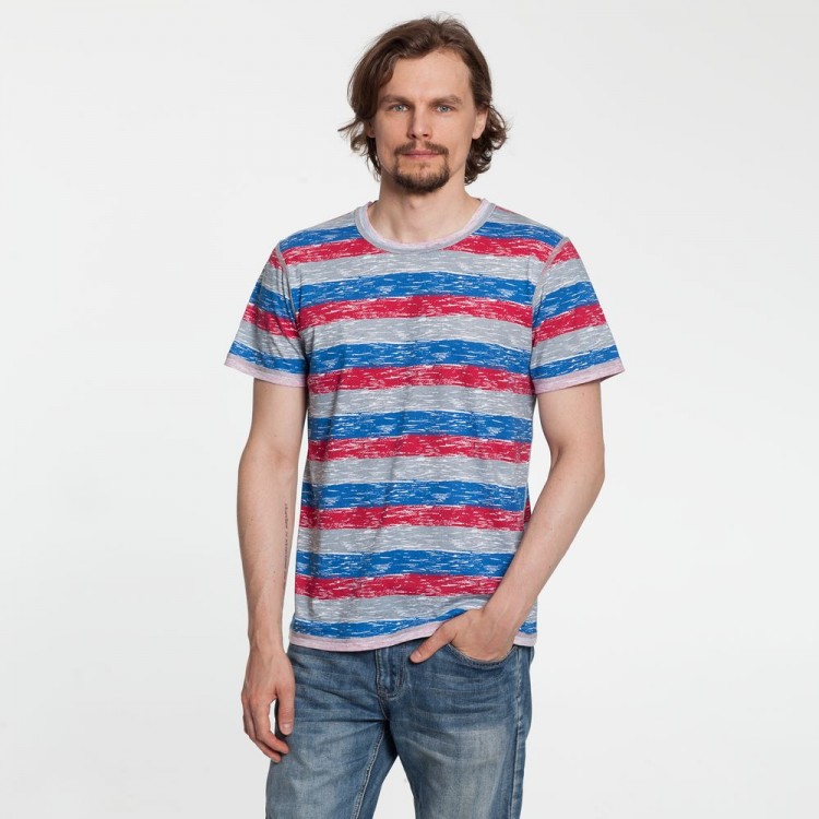 Футболка мужская Rayet двусторонняя, красная с синим Футболка мужская Rayet двусторонняя, красная с синим