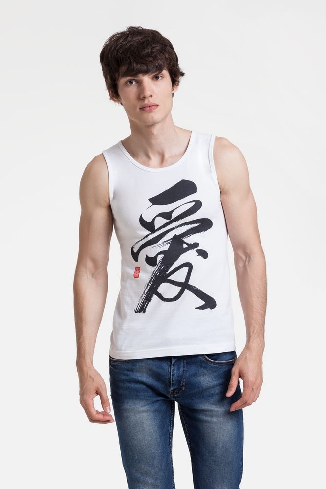 Майка мужская «Вечные ценности. Любовь», белая Майка мужская «Вечные ценности. Любовь», белая