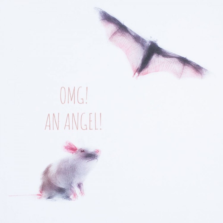 Футболка женская An Аngel, белая Футболка женская An Аngel, белая