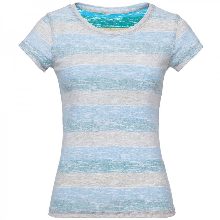 Футболка женская Rayet Lady двусторонняя, голубая с зеленым Футболка женская Rayet Lady двусторонняя, голубая с зеленым