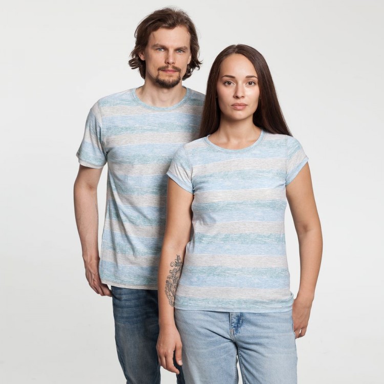 Футболка женская Rayet Lady двусторонняя, голубая с зеленым Футболка женская Rayet Lady двусторонняя, голубая с зеленым