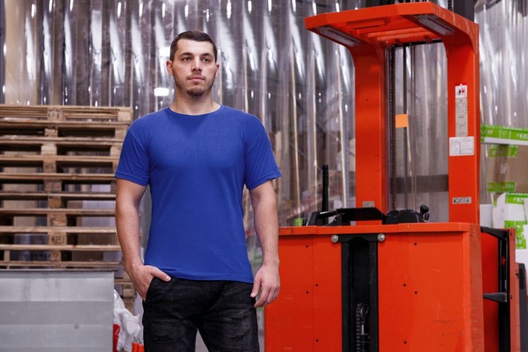 Футболка унисекс T-Bolka 180, светлый меланж Футболка унисекс T-Bolka 180, светлый меланж