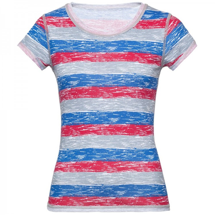 Футболка женская Rayet Lady двусторонняя, красная с синим Футболка женская Rayet Lady двусторонняя, красная с синим