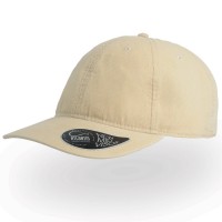 Бейсболка "CREEP", 6 клиньев, металлическая застежка, бежевый, 100% хлопок, 270 г/м2