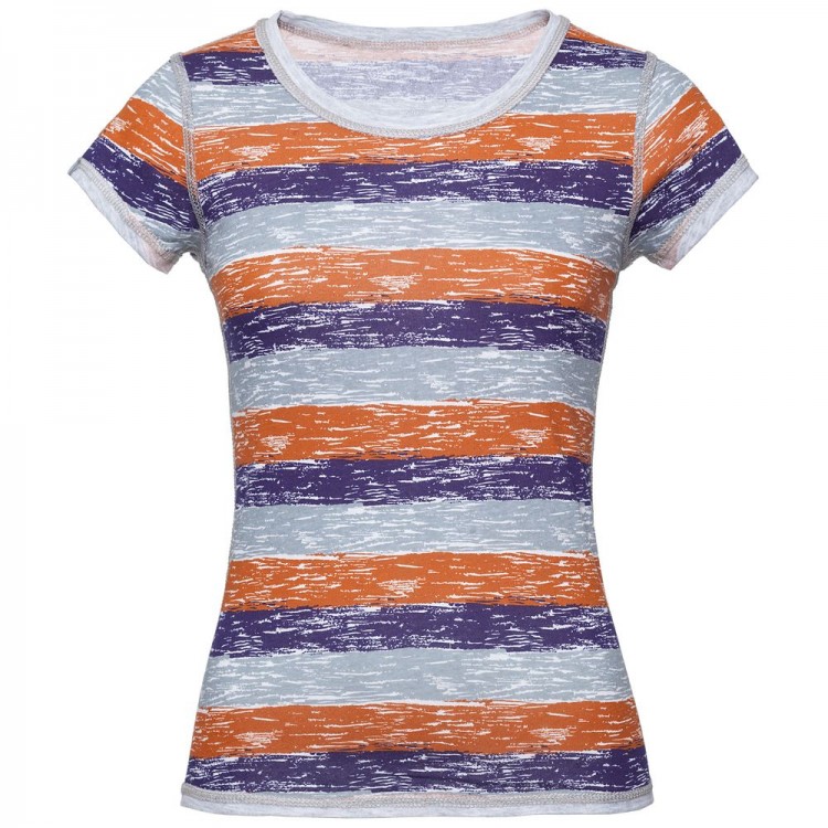 Футболка женская Rayet Lady двусторонняя, оранжевая с фиолетовым Футболка женская Rayet Lady двусторонняя, оранжевая с фиолетовым
