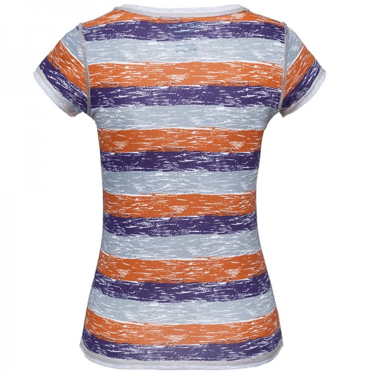 Футболка женская Rayet Lady двусторонняя, оранжевая с фиолетовым Футболка женская Rayet Lady двусторонняя, оранжевая с фиолетовым