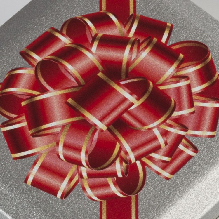 Коробка Pragmax S, квадратная, серебристая