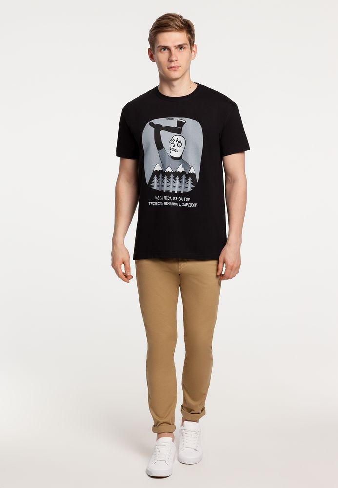 Футболка «Хардкор», черная Футболка «Хардкор», черная