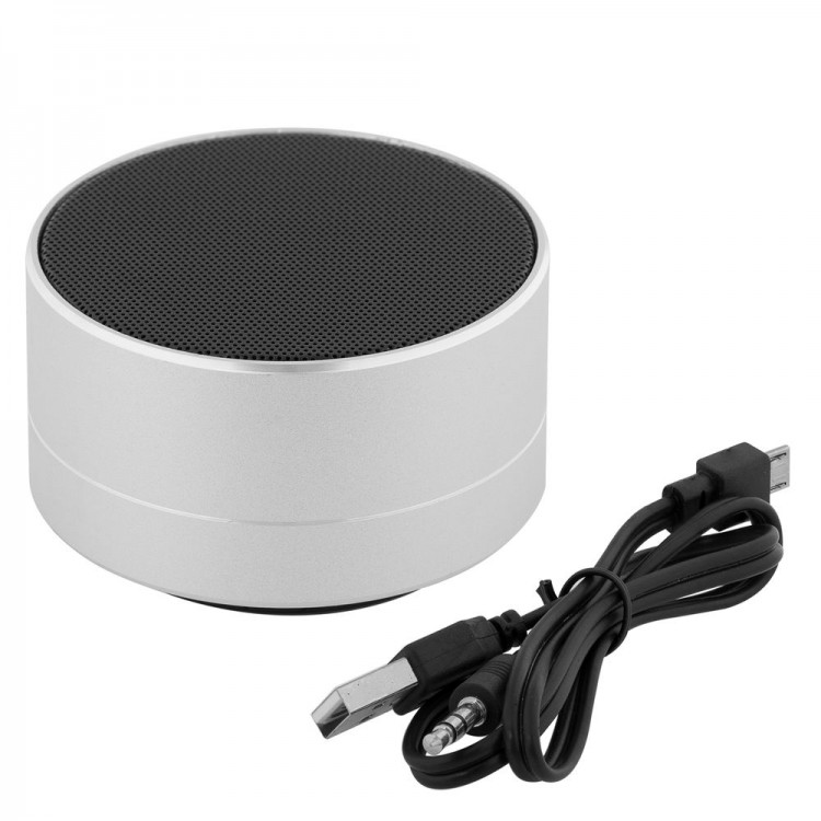 Беспроводная колонка Easy, серебристая Беспроводная колонка Easy, серебристая