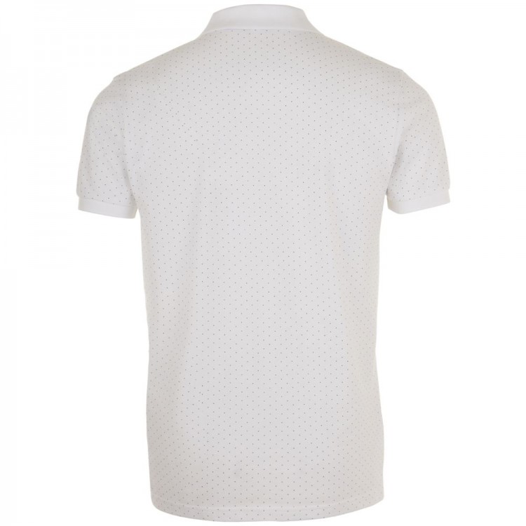 Рубашка поло мужская Brandy Men, белая с темно-синим Рубашка поло мужская Brandy Men, белая с темно-синим