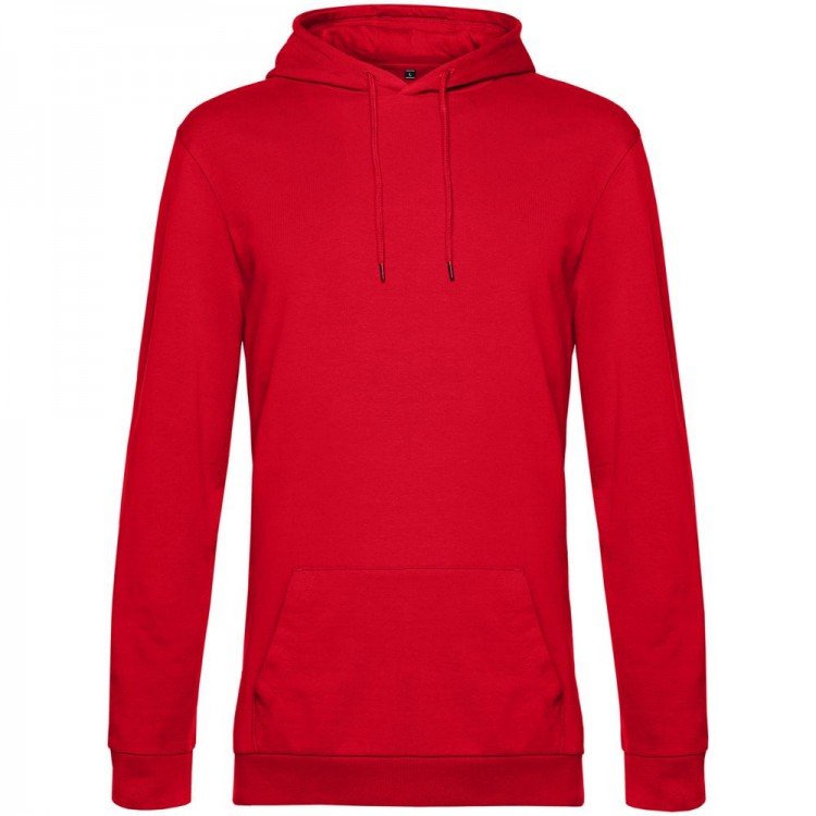 Толстовка с капюшоном унисекс Hoodie, красная Толстовка с капюшоном унисекс Hoodie, красная