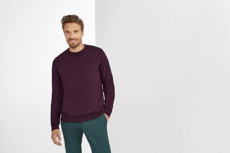 Толстовка New Supreme 280, серый меланж