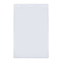 Карман для бейджа Lucid, вертикальный, из фактурного ПВХ