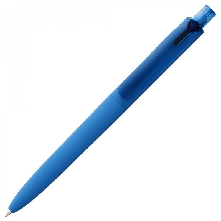 Ручка шариковая Prodir DS8 PRR-T Soft Touch, голубая Ручка шариковая Prodir DS8 PRR-T Soft Touch, голубая