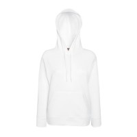 Толстовка женская "LIGHTWEIGHT", белый_XS, 80% хлопок, 20% полиэстер, 240 г/м2