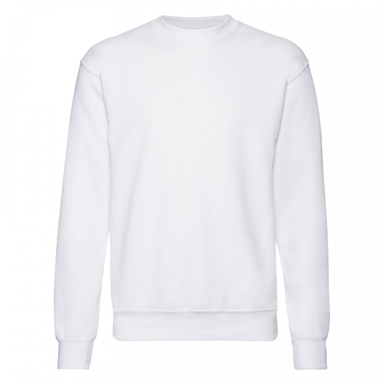 Толстовка мужская с начесом "Classic Set-In Sweat", белый, M, 80% х/б 20% полиэстер, 260 г/м2