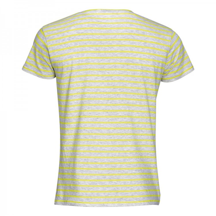 Футболка Miles Men серая с желтым Футболка Miles Men серая с желтым