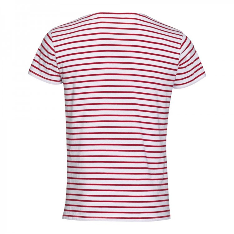 Футболка Miles Men белая с красным Футболка Miles Men белая с красным