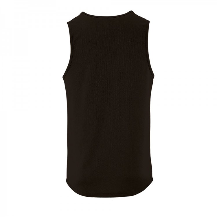Майка мужская Sporty TT Men, черная Майка мужская Sporty TT Men, черная