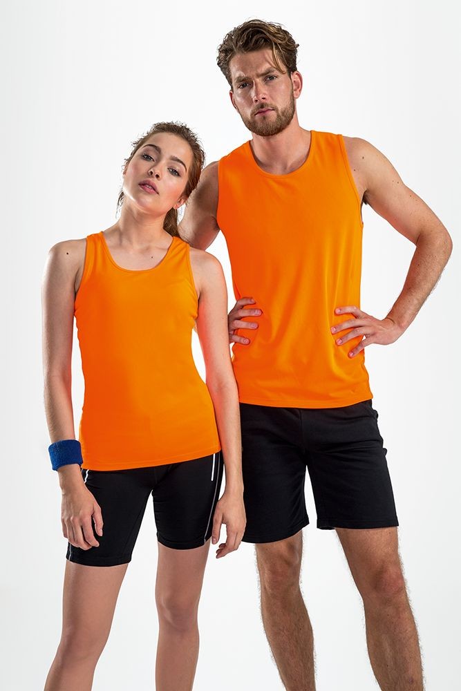 Майка мужская Sporty TT Men, черная Майка мужская Sporty TT Men, черная