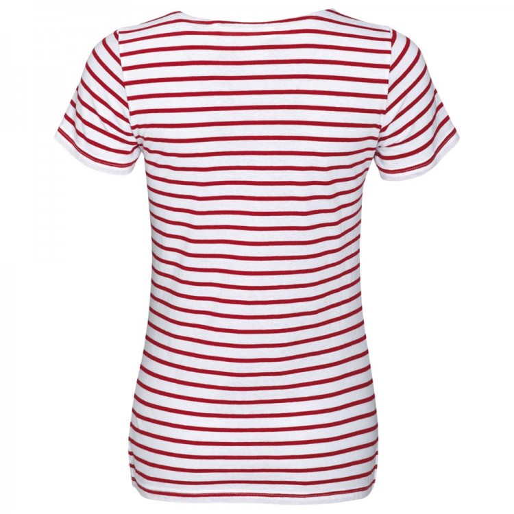 Футболка Miles Women белая с красным Футболка Miles Women белая с красным