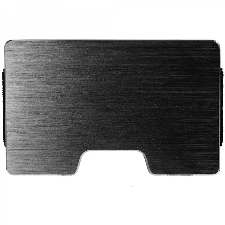 Футляр для карт с зажимом для купюр Cooper, черный Футляр для карт с зажимом для купюр Cooper, черный