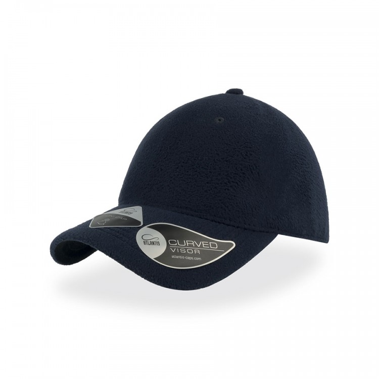Бейсболка "Uni-Cap Polarfleece", без панелй и швов, темно-синий, 100% полиэстер  270 г/м2        