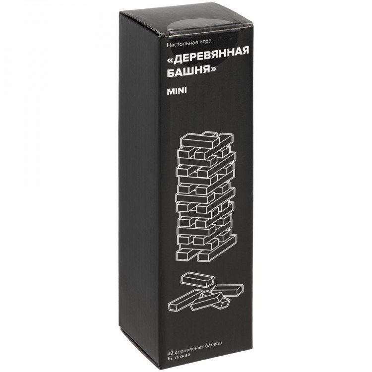 Игра «Деревянная башня мини», неокрашенная