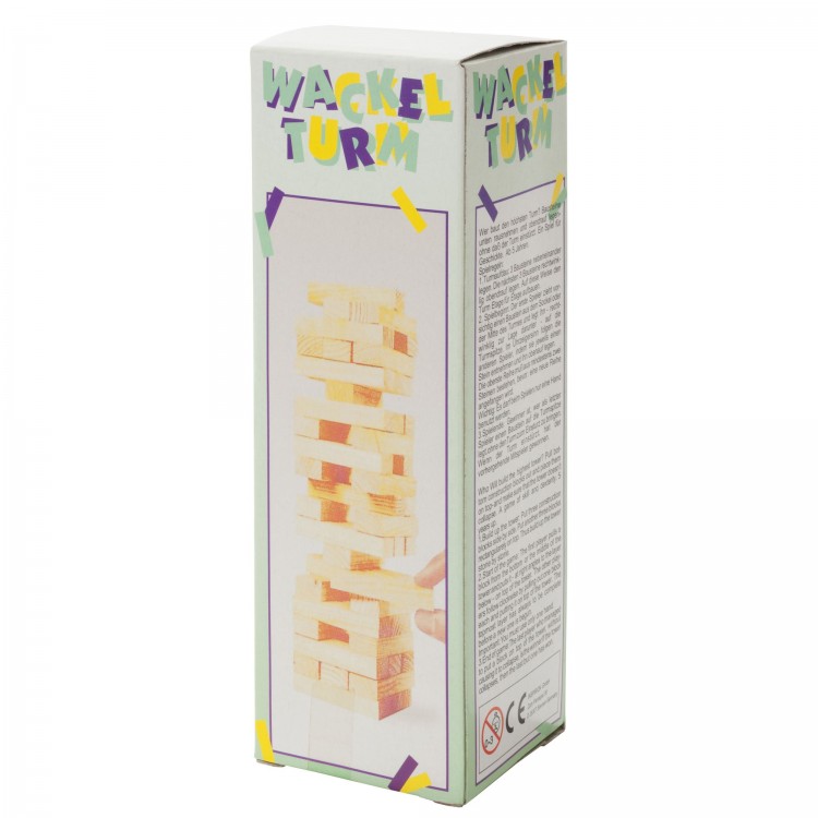 Игра «Деревянная башня мини», неокрашенная