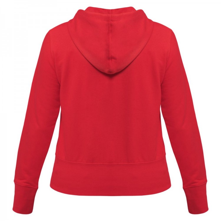 Толстовка женская Hooded Full Zip красная Толстовка женская Hooded Full Zip красная