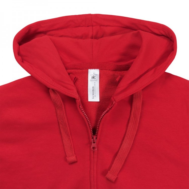 Толстовка женская Hooded Full Zip красная Толстовка женская Hooded Full Zip красная