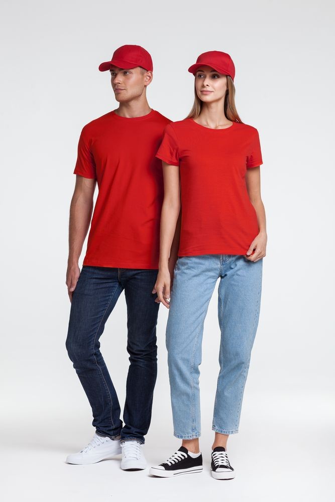 Футболка унисекс T-Bolka 180, красная Футболка унисекс T-Bolka 180, красная