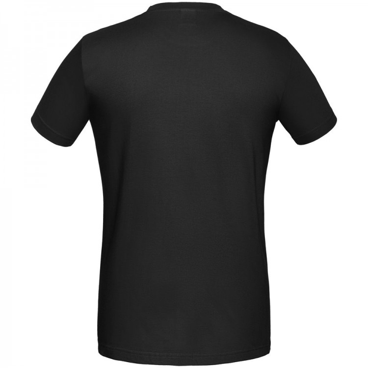 Футболка унисекс T-Bolka 180, черная Футболка унисекс T-Bolka 180, черная