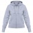 Толстовка женская Hooded Full Zip серый меланж