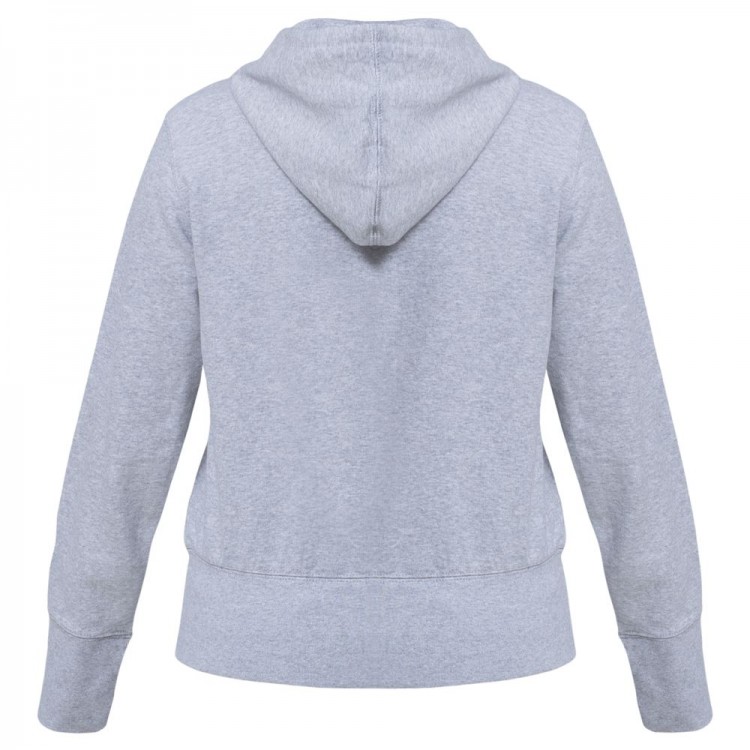 Толстовка женская Hooded Full Zip серый меланж Толстовка женская Hooded Full Zip серый меланж