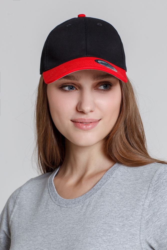 Бейсболка Ben Loyal, черная с серым