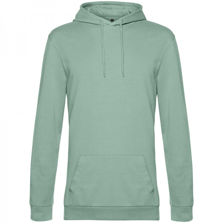 Толстовка с капюшоном унисекс Hoodie, серо-зеленая Толстовка с капюшоном унисекс Hoodie, серо-зеленая