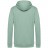 Толстовка с капюшоном унисекс Hoodie, серо-зеленая