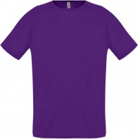 Футболка унисекс Sporty 140 темно-фиолетовая