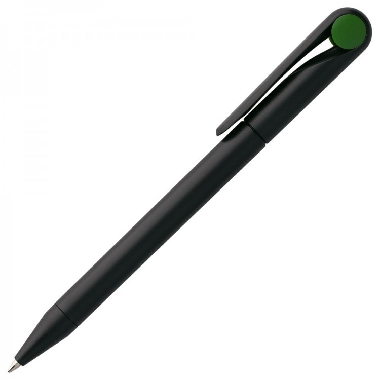 Ручка шариковая Prodir DS1 TMM Dot, черная с зеленым Ручка шариковая Prodir DS1 TMM Dot, черная с зеленым