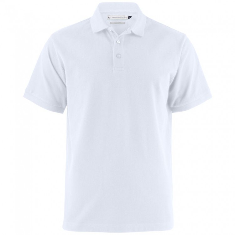 Рубашка поло мужская Neptune, белая Рубашка поло мужская Neptune, белая