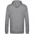 Толстовка с капюшоном унисекс Hoodie, серый меланж