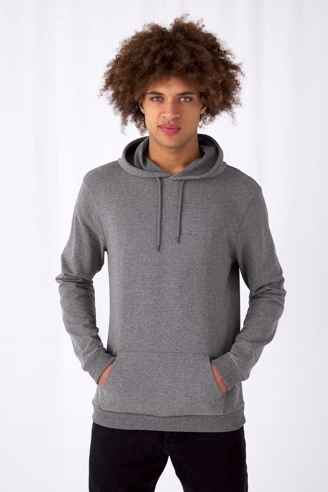Толстовка с капюшоном унисекс Hoodie, серый меланж Толстовка с капюшоном унисекс Hoodie, серый меланж