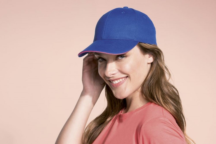 Бейсболка Buffalo, ярко-зеленая с белым