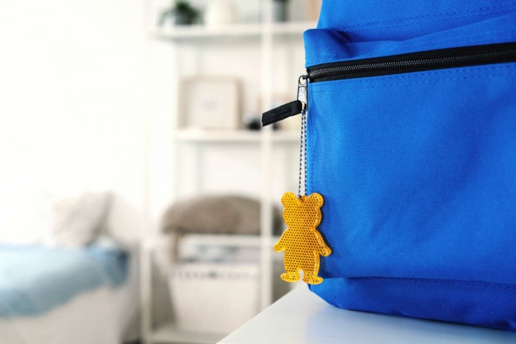 Пешеходный светоотражатель «Мишка», синий Пешеходный светоотражатель «Мишка», синий