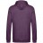 Толстовка с капюшоном унисекс Hoodie, фиолетовый меланж